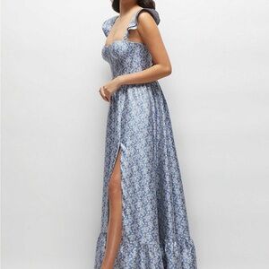 Dessy Group Corsette floral maxi dress